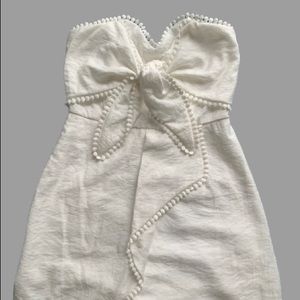 White fashion nova romper